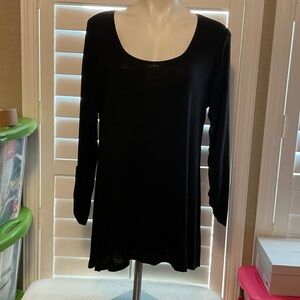Haani Black Long Sleeve Blouse